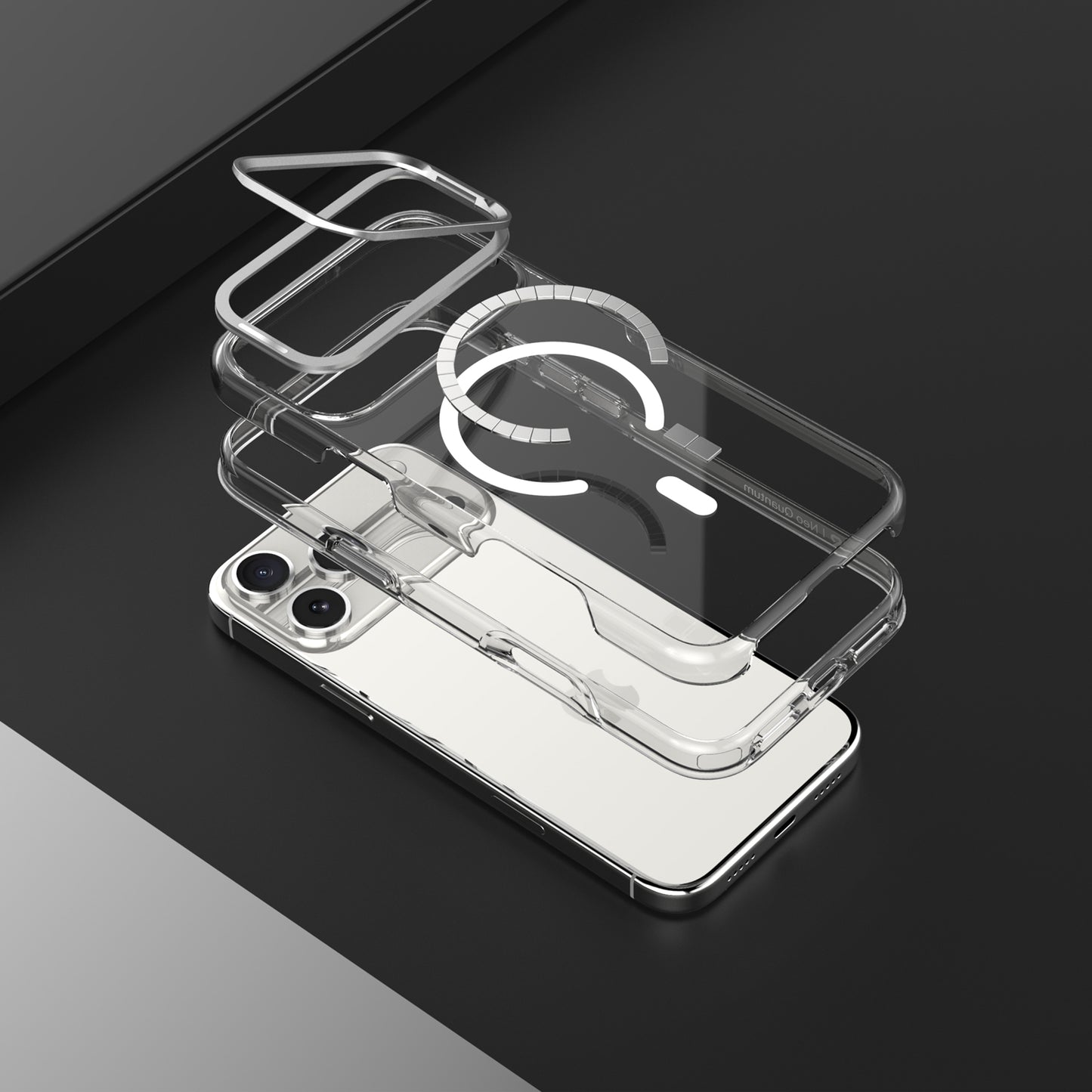 iPhone 17 Pro Max Clear Case | Kickstand | MagSafe
