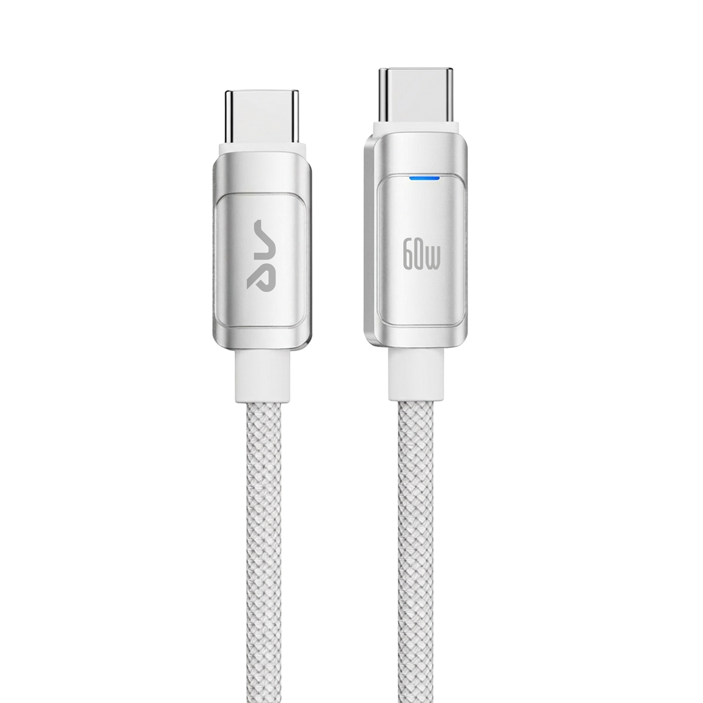 Zinc Alloy Braided Cable w LED Indicator
